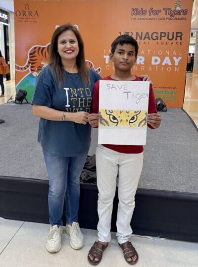 Lata Tokhi - Invited as a Judge for the International Tiger Day Celebrations at VR Mall, hosted by Kids 4 Tigers